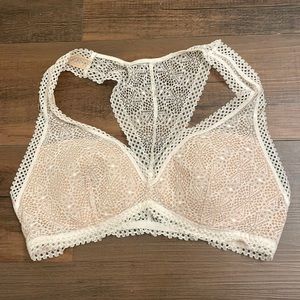 Victoria’s Secret white lace bralette